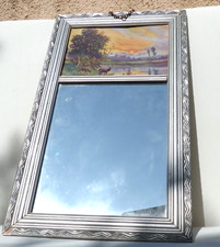 miroir trumeau art déco bois et stuc sculpté agenté Art-Deco-Trumeau-Spiegel