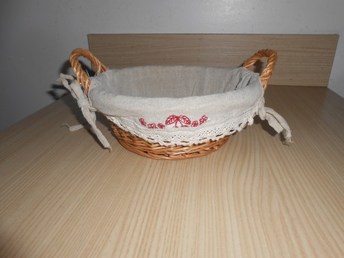 Corbeille osier vintage - corbeille,