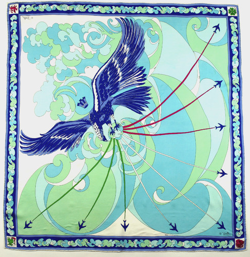Authentique foulard vintage - foulard,
