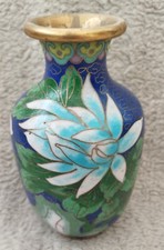 Vase en émaux Cloisonnés