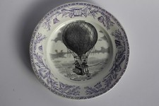 Assiette faïence CREIL &