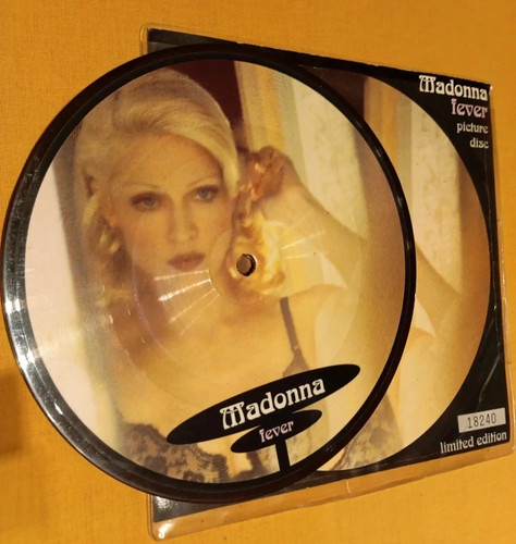 Madonna fever picture disc - 7",