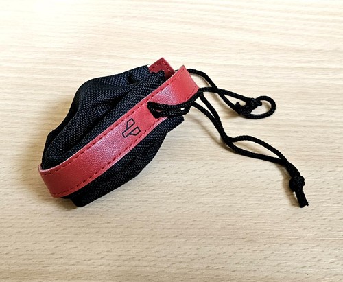 Petite bourse noire rouge - petite,