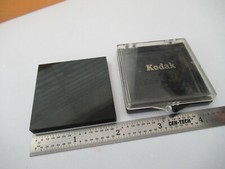 Optique Grand Kodak Opaque 2 " X2 " Verre Plaque Comme sur la Photo &F5-A-33