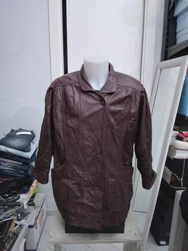 Véritable cuir veste - véritable,