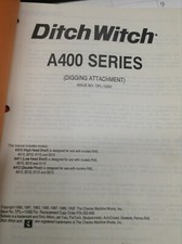 Ditch Witch A400 Digging