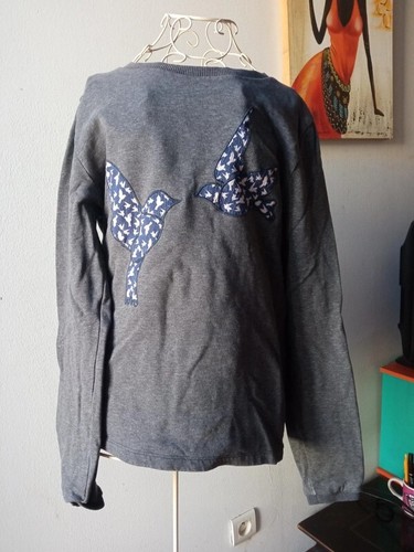 Sweat manches longues gris - sweat,
