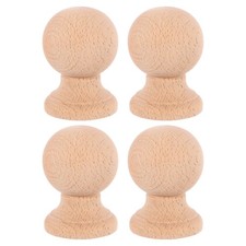  Lot de 4 embouts de meubles en bois : embouts de poteaux d'escalier,