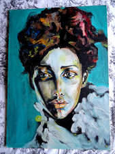 Portrait femme la - femme,