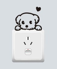 Autocollant lumière chien