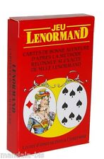 Jeu LENORMAND Cartes de bonne
