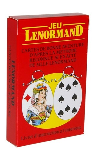 Jeu lenormand cartes bonne - jeu,
