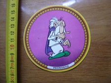 ASTERIX OBELIX Portrait LA VACHE QUI RIT 1968 Carton Image Figurine PRONOSTIX