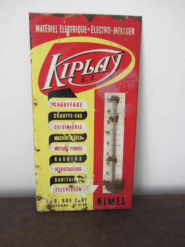 Plaque thermomètre