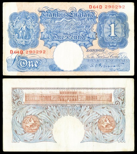 Billet one pound bank of - billet,