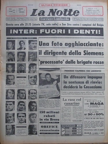 Inter standard liege 1972 - inter,