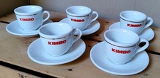 5 Tasses Expresso Café Kimbo Bistrot