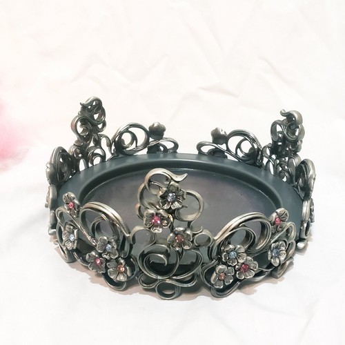 Flowers scroll work rhinestone - work,