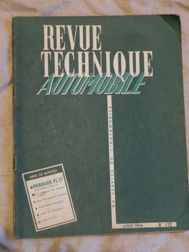 Revue technique panhard pl17 - revue,