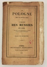 Jozef Bem La Pologne en 1836 Decourchant 2 Cartes Couleurs EO Paris Russie