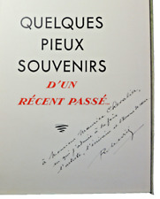 Guerre 14/18. Exemplaire de Maurice Chevalier ( chanteur). Lettres Pétain, Foch.