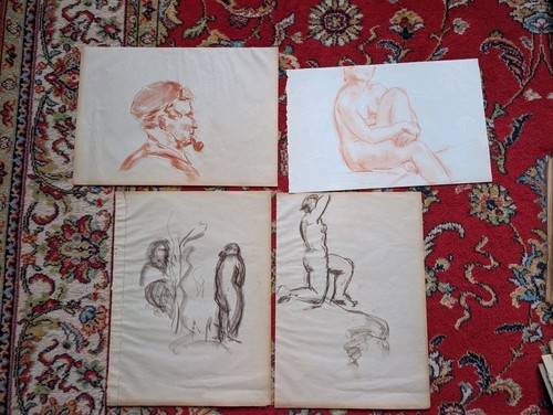Lot dessins anciens - lot,