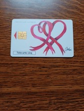 GN500 TELECARTE 5 u SIDA INFO LACROIX PUCE GEM2 1998/06 