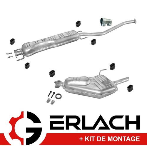 Echappement silencieux pour