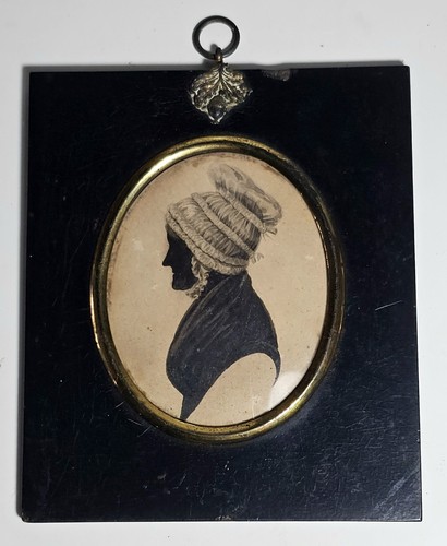 Silhouette portrait miniature - silhouette,