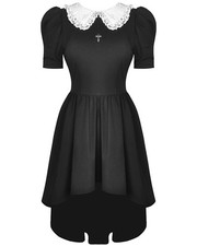 Robe Gothique Croisée Noir