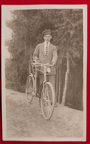 Carte postale vélo cyclisme - carte,