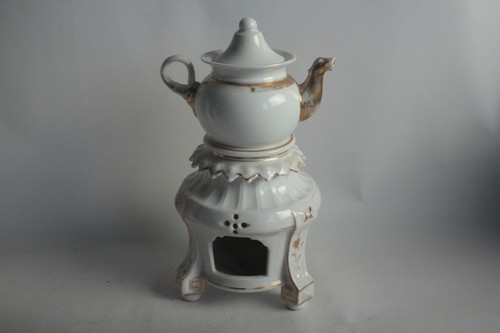 Tisanière porcelaine xixe - tisanière,
