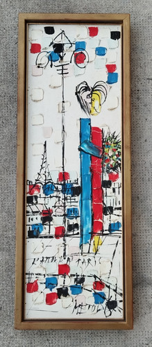 Peinture amour paris - a,