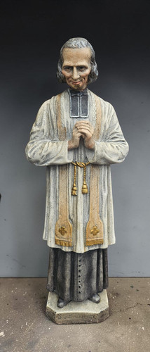 Vintage jean vianney statue - jean,