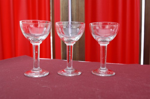 Lot verres demi boule - de,