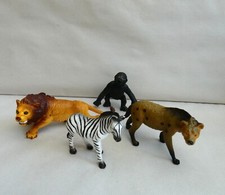 lot de 4 animaux sauvages afrique bully