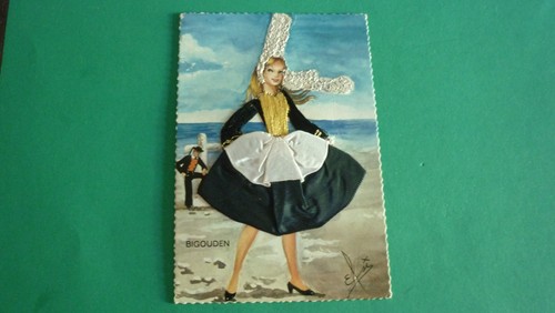 Cpsm bretagne costume - bretagne, /