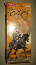 Figurine métal Andrea Miniatures 54mm 1/32 SG-F94 Hernan Cortes on Horse