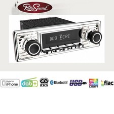 RETROSOUND RSD-CHROME-6DAB Bluetooth 1-DIN Autoradio Oldtimer US Cars Oldsmobil