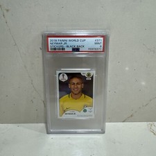 AUTOCOLLANTS COUPE DU MONDE PANINI 2018 DOS NOIR #371 PSA 9