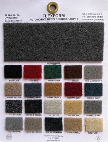 Flexform 12oz carpet - 80”,