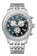 Citizen AT2460-89L Eco-Drive Solaire Montre Pour Homme Chronographe Bleu Ø43Mm