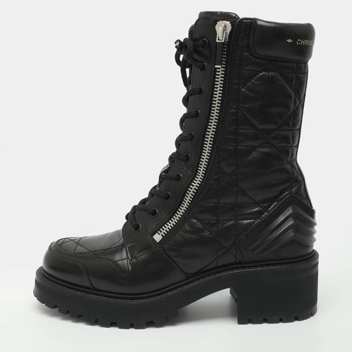Bottes combat cuir - de, en