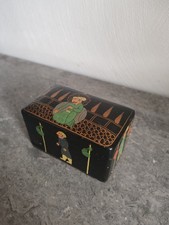 Ancienne Boite À Cartes. Vintage. Fait Main