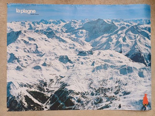 Panorama hiver ski plagne - la,