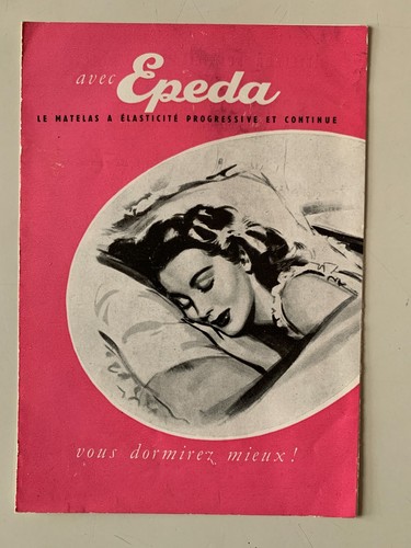 Ancien depliant publicitaire - ancien,