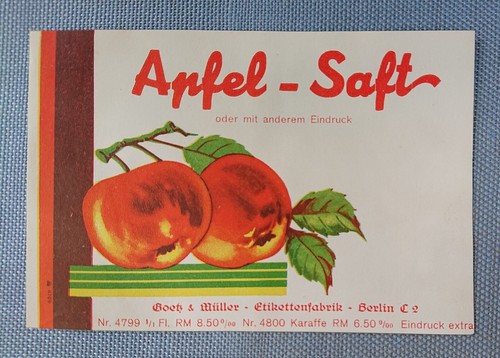 Ancien saftetikett - ancien,