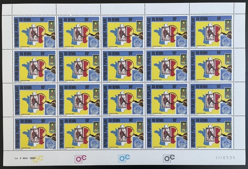 Benin 1982 536 planche - 1982,