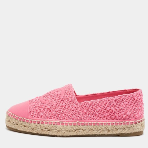 Espadrilles plates chanel - plates,