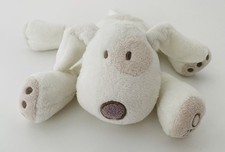 6269?OBAIBI OKAIDI Doudou Peluche Chien Dog Blanc Crème Beige Cocard 19cm